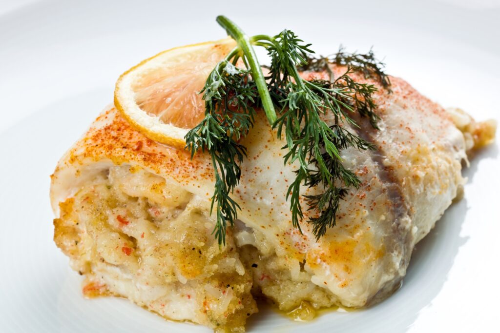 Stuffed White Fish - Catering - Premium Menu Item - Caterie - Erie Catering