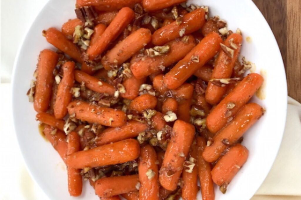 Glazed Carrots with Pecans - Catering Menu Item - Side Dish - Erie Catering