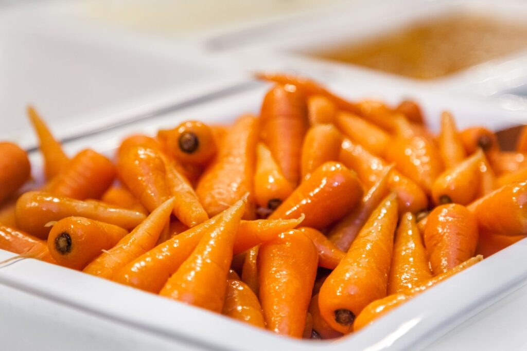 steamed carrots - catering menu item - side dish - Erie Catering
