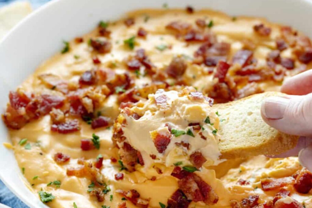 bacon cheese dip - appetizers - CatErie - Erie Catering