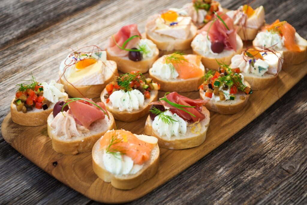 Assorted Canapés - Appetizers - CatErie - Erie Catering